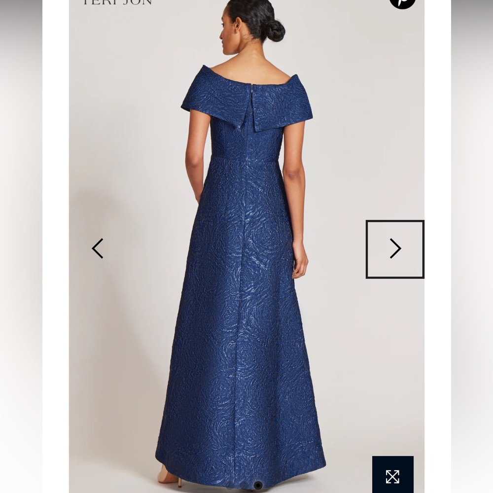 Rickie freeman for Teri Jon blue gown
